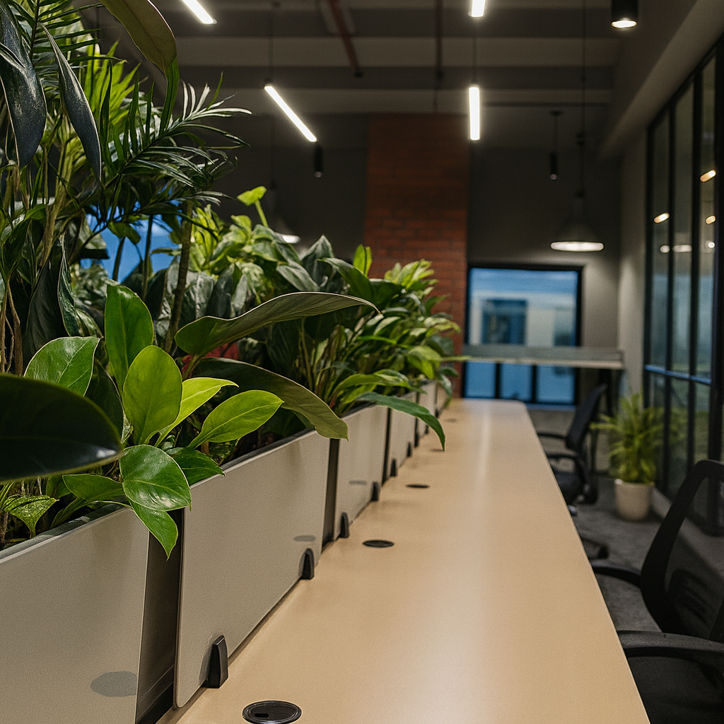 Modern_Biophilic_Office_Desk_Architectural_Photography