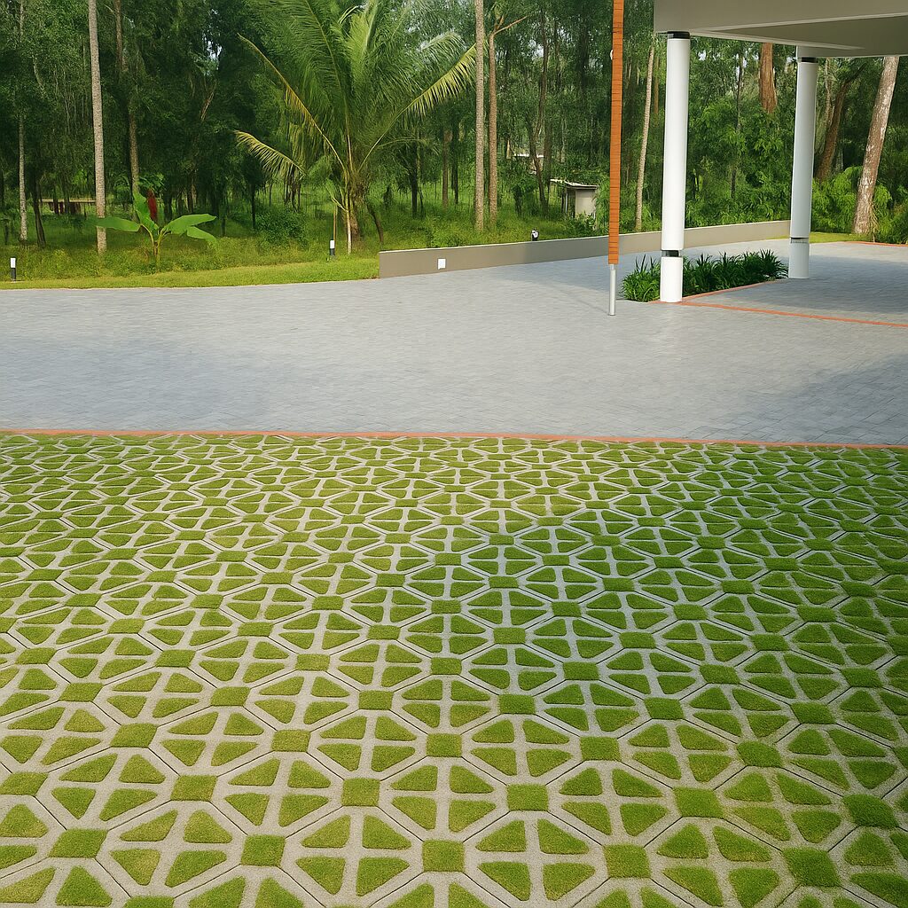 Modern_Grass_Paver_Driveway_Design