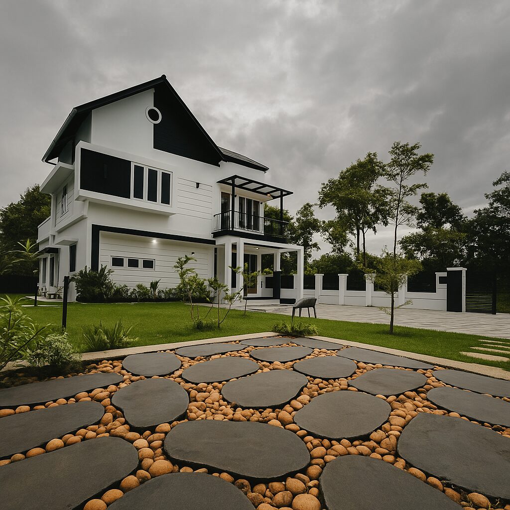 Modern_Villa_Stone_Path_Architectural_View