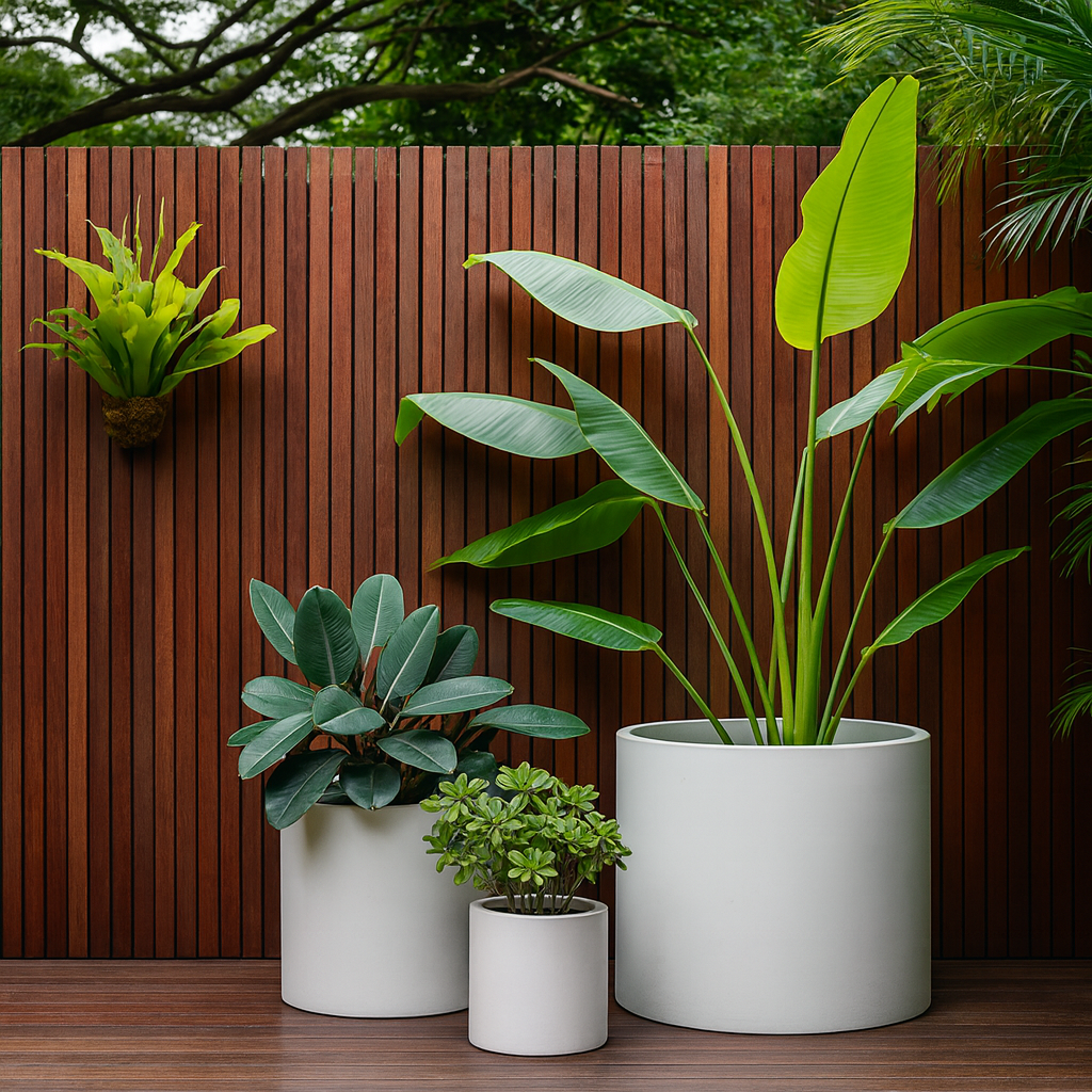 round planters