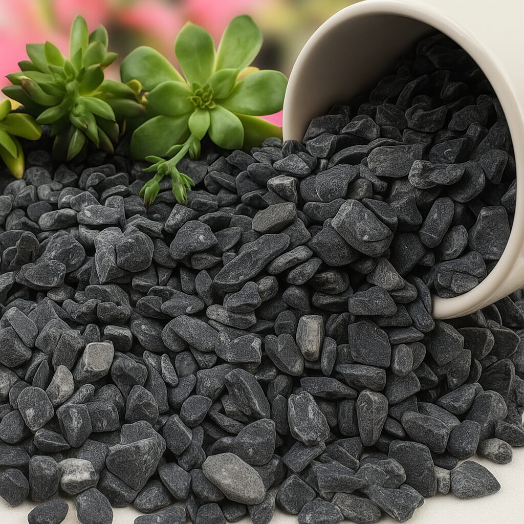 Black_Decorative_Pebbles_with_Succulents