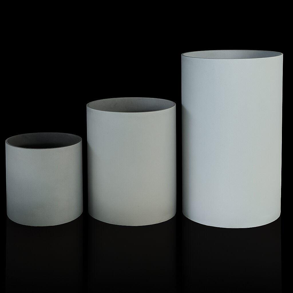 CylindricalPlanters_TextureEmulsion_ArchitecturalStyle