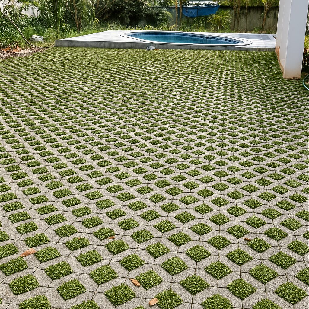 Grass_Paver_Driveway_with_Pool_Backdrop