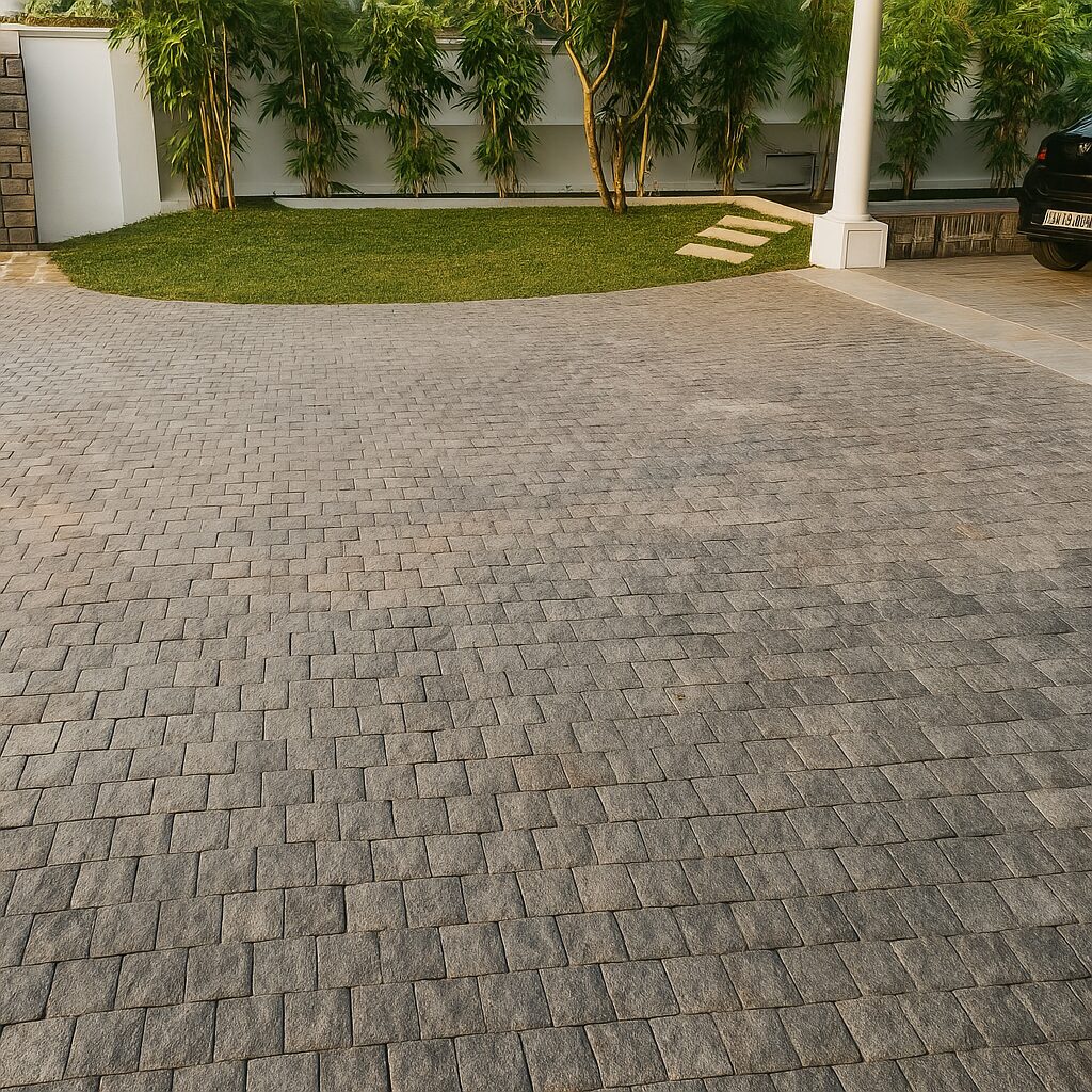 Modern_Villa_Bamboo_Landscape_Driveway