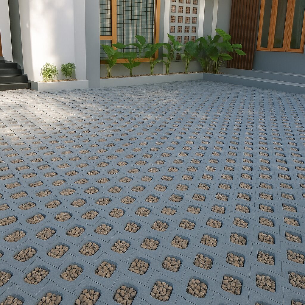 modern_pebble_infill_paver_courtyard